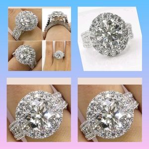 White Sapphire CZ Ring 925 Silver